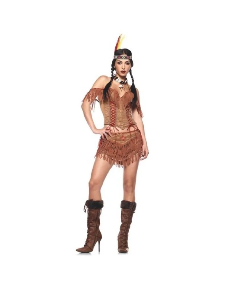 Disfraz de Pocahontas - alquiler en Buenos Aires | Disfraces Brujas