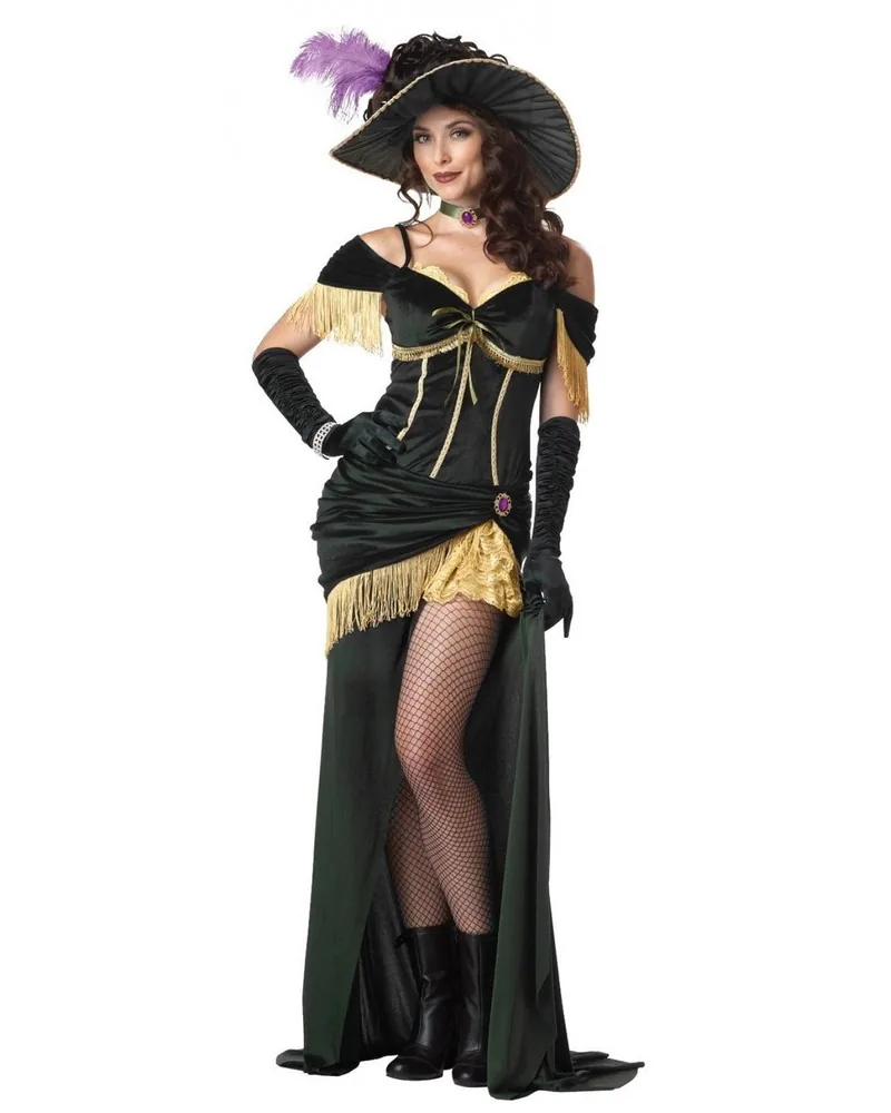 Disfraz de Madame Far West - alquiler en Buenos Aires | Disfraces Brujas