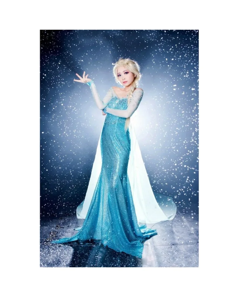 Disfraz de Elsa de Frozen - alquiler en Buenos Aires | Disfraces Brujas