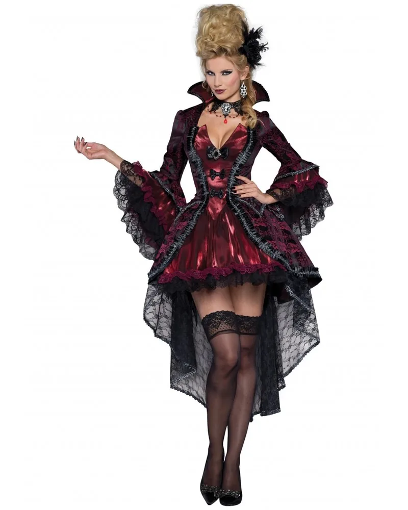 Disfraz de Vampiresa Victoriana (PREMIUM) - alquiler en Buenos Aires | Disfraces Brujas