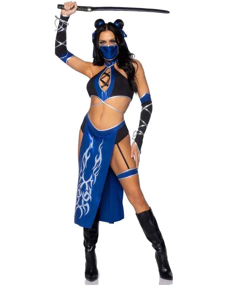 Disfraz de Kitana (Mortal Kombat) - alquiler en Buenos Aires | Disfraces Brujas